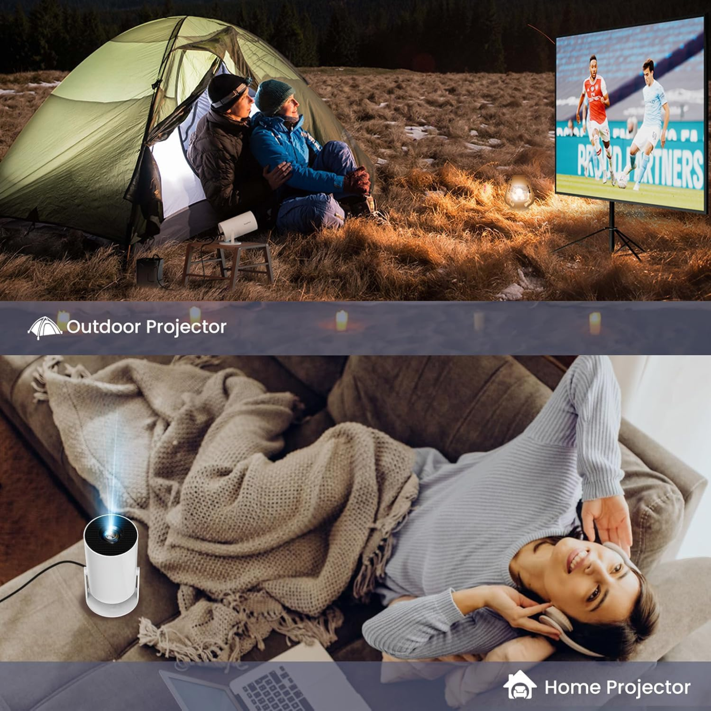 🎥 PROYECTOR HD SMART ULTRA® Vive el cine en casa con calidad profesional